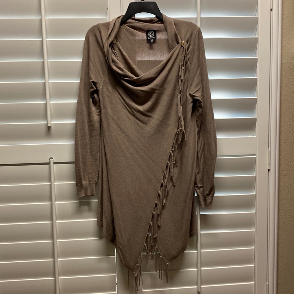 Bobeau - Fringe Long Sweater
